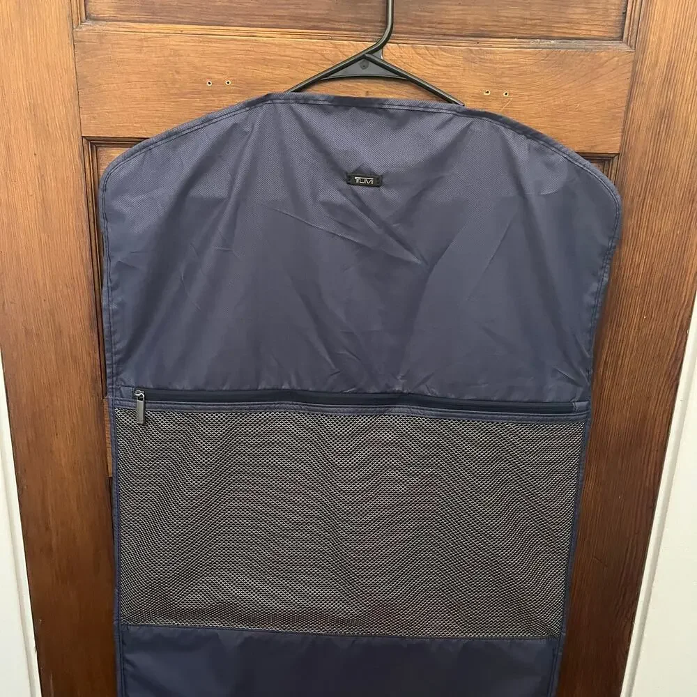 Tumi Garment Bag Light Weight Tri Fold Navy Blue Bag